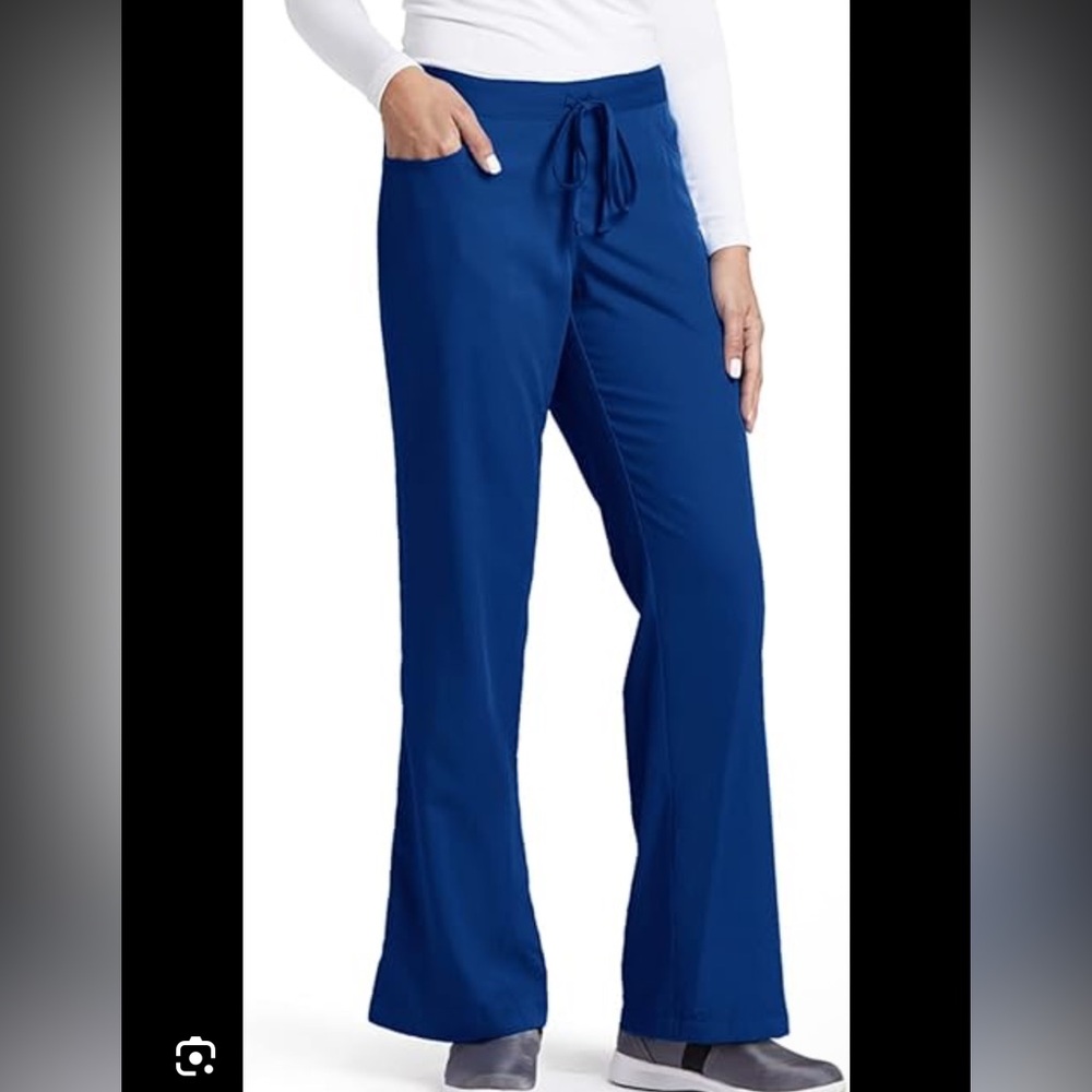 Urbane Blue Cargo Scrub Pants
